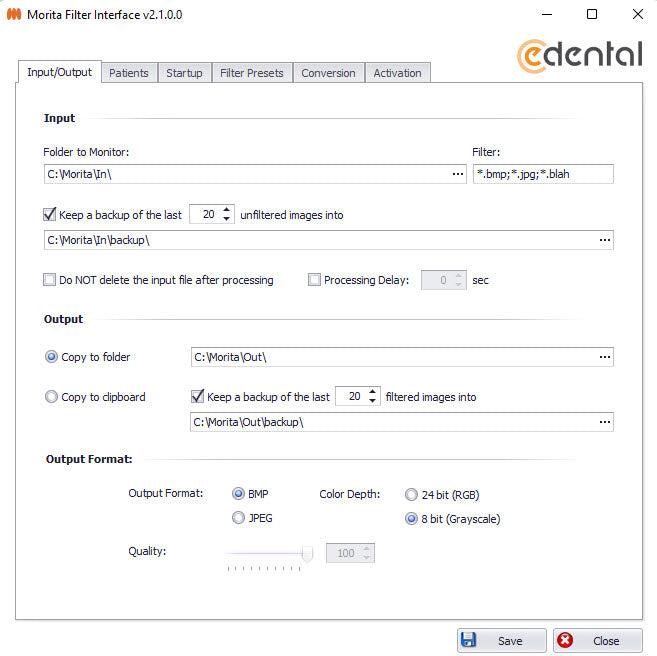 MFI 2.0 (Morita Filter Interface)