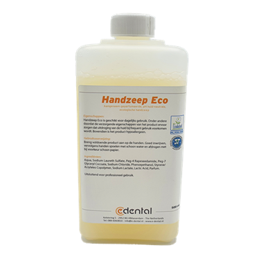 Handzeep Eco 500ml eurofles vierkant